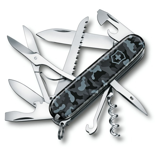 Nôž Victorinox Huntsman Navy Camo Farba: tmavomodrá