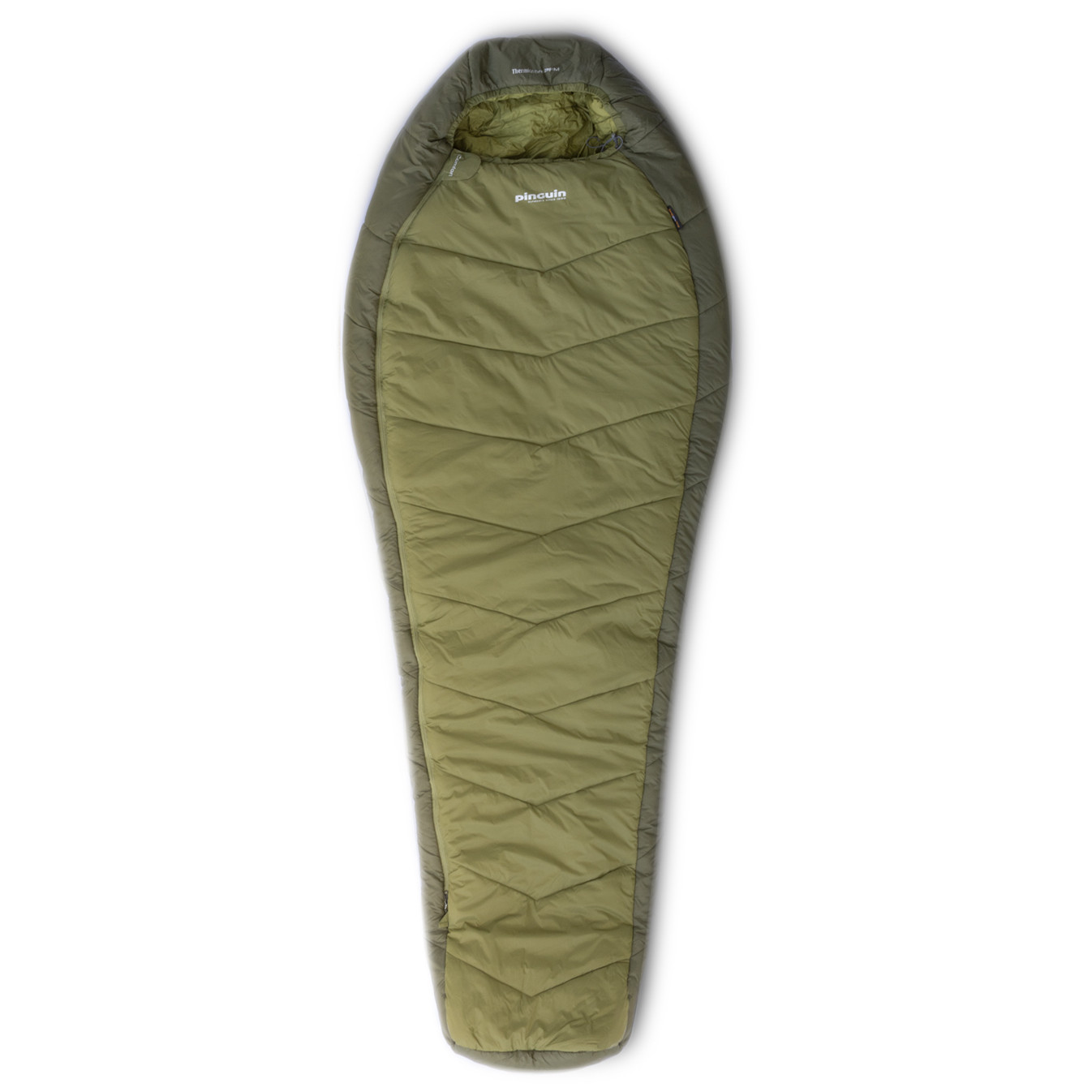 Spacák Pinguin Comfort 195 cm Zips: pravý / Farba: zelená