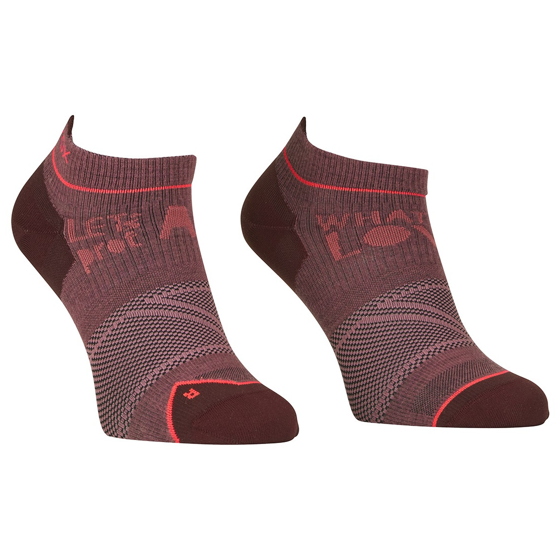 Dámske ponožky Ortovox Alpine Light Low Socks W Veľkosť ponožiek: 35-38 / Farba: ružová/fialová