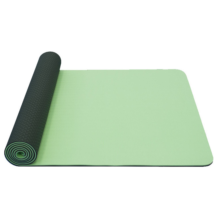 Podložka Yate Yoga Mat dvojvrstvová TPE Farba: zelená/svetlo zelená