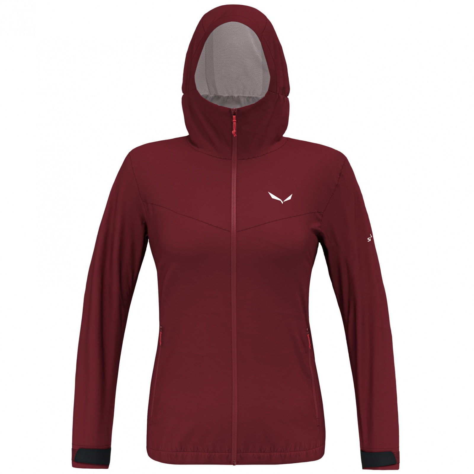 Dámska bunda Salewa Puez Aqua 4 Ptx 2.5L W Jacket Veľkosť: M / Farba: červená