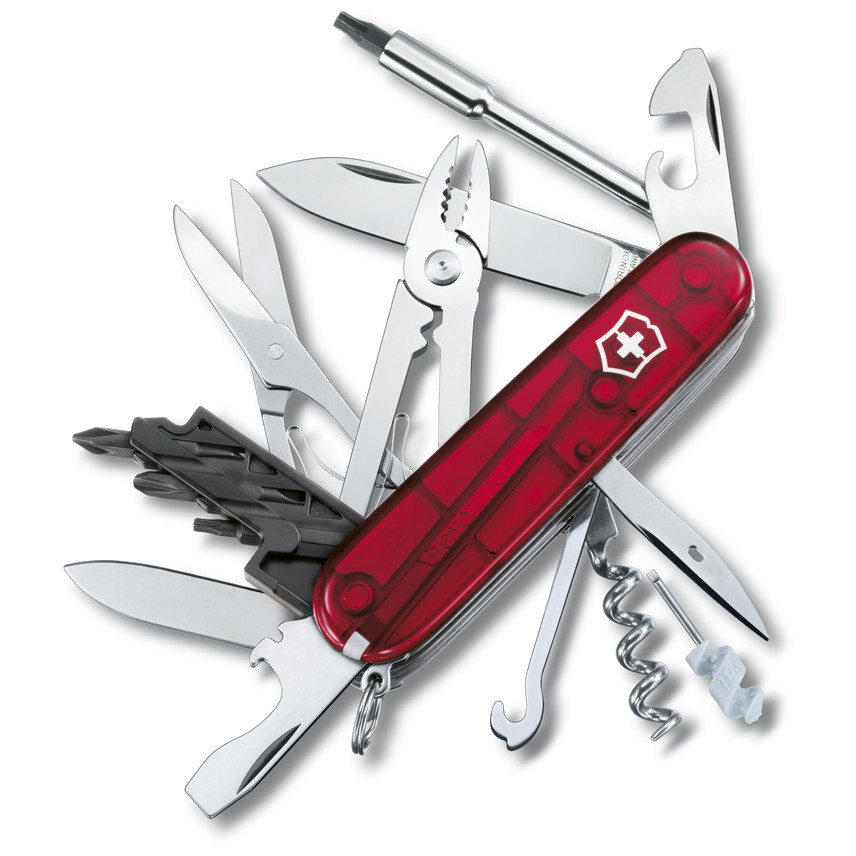 Vreckový nôž Victorinox CyberTool 34 Farba: červená