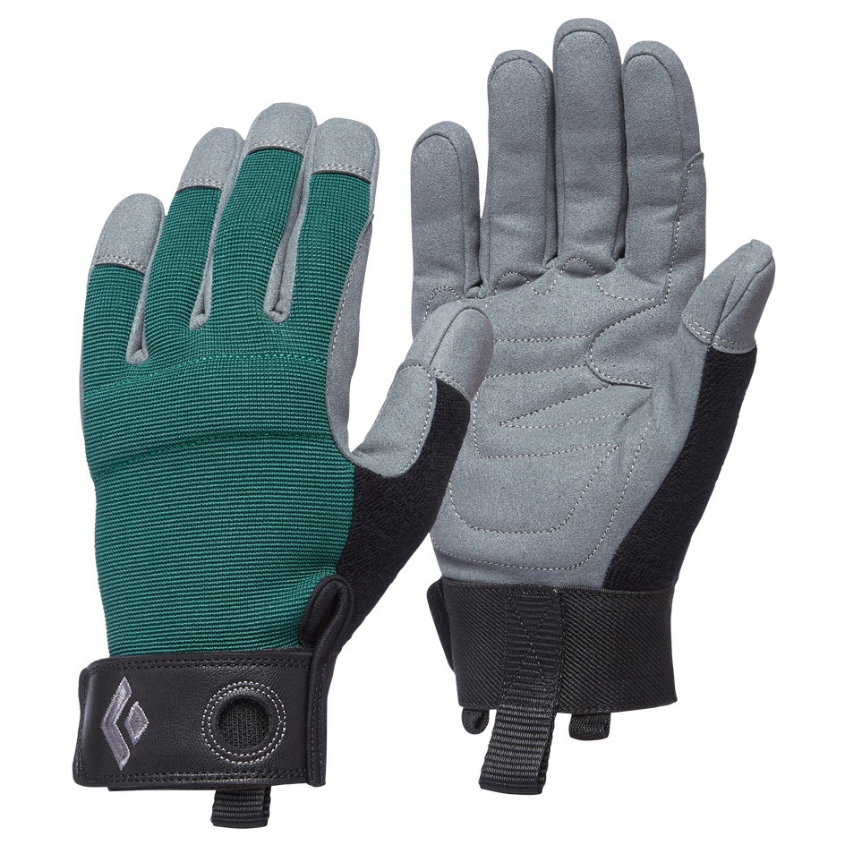 Ferratové rukavice Black Diamond Women'S Crag Gloves Veľkosť rukavíc: S / Farba: zelená