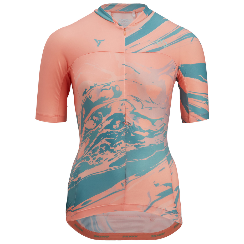 Dámsky cyklistický dres Silvini Catirina Veľkosť: XL / Farba: ružová/zelená