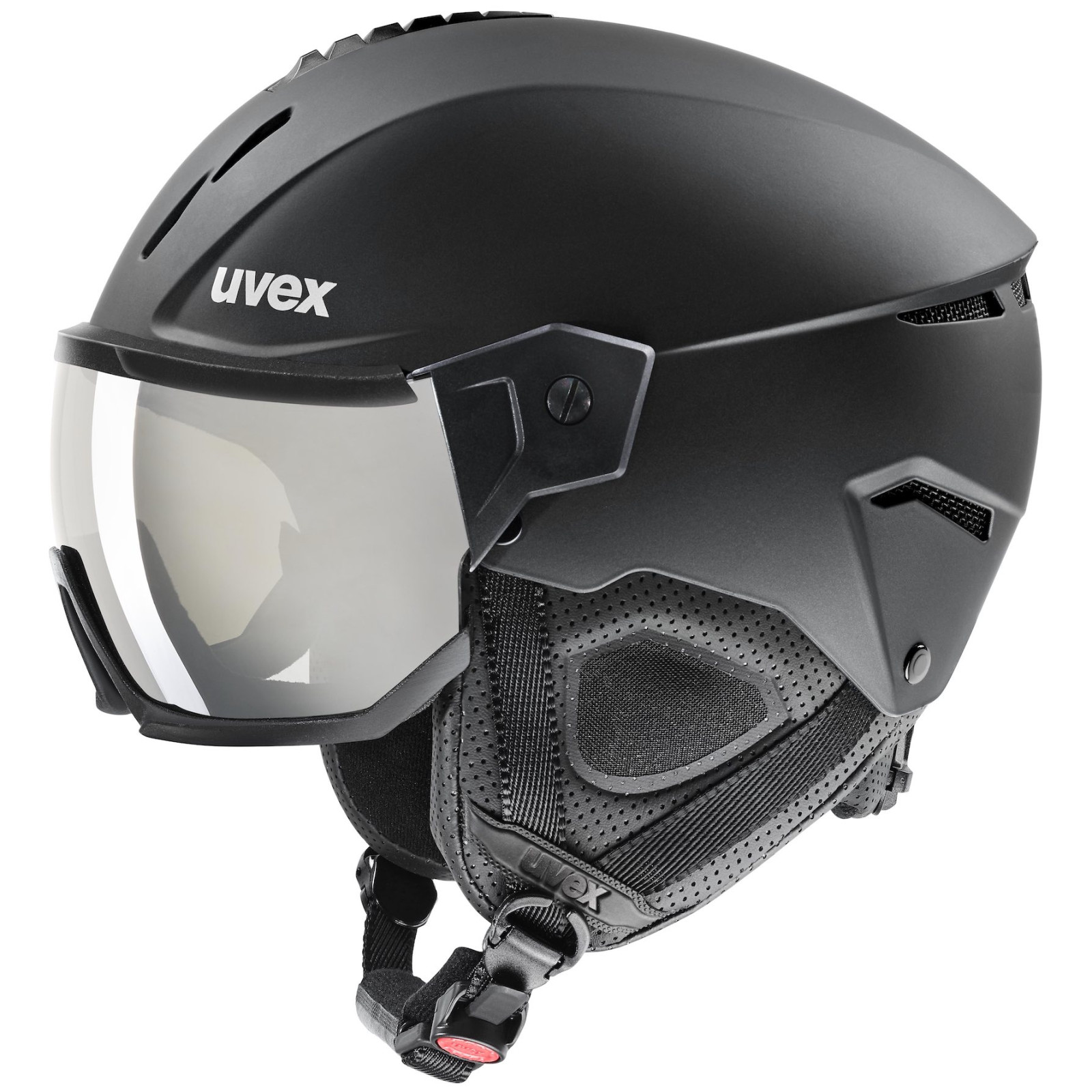 Lyžiarska prilba Uvex Instinct Visor Veľkosť helmy: 59-61 cm / Farba: čierna