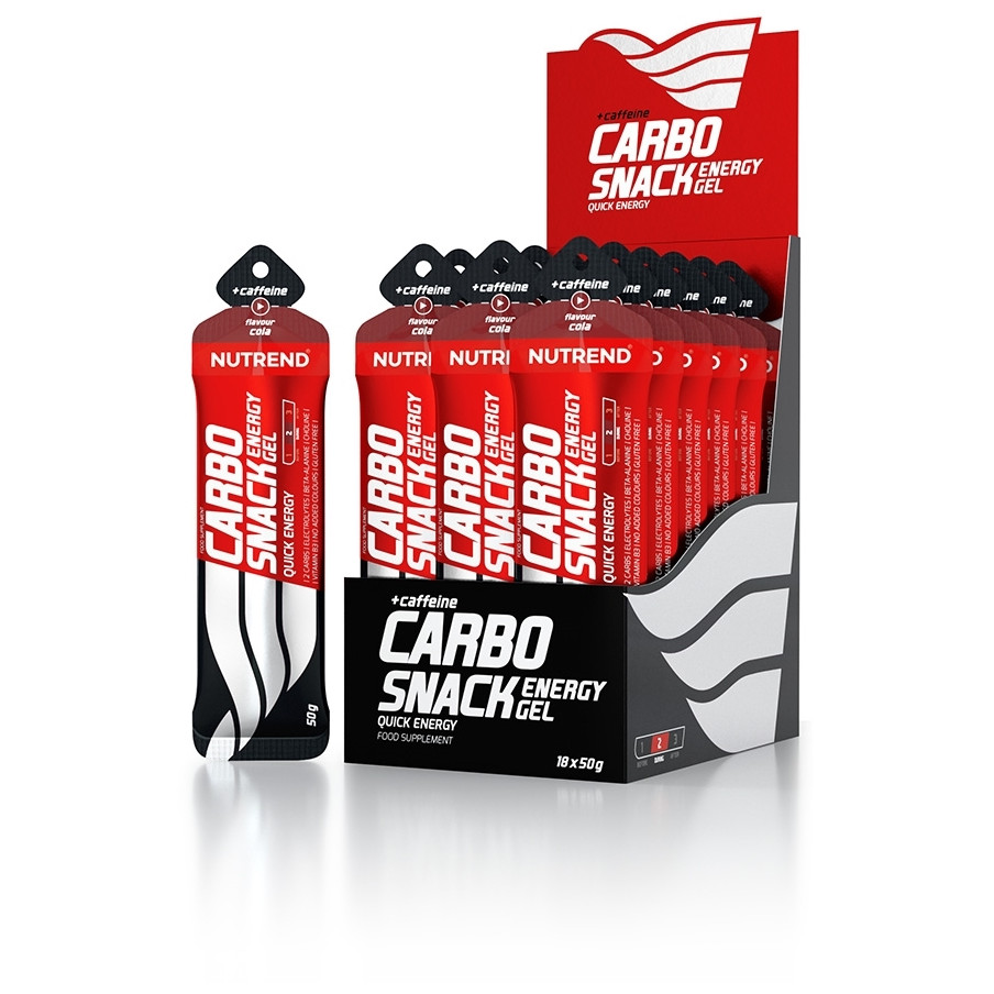 Energetický gél Nutrend Carbosnack with Caffeine sáčok príchuť: cola