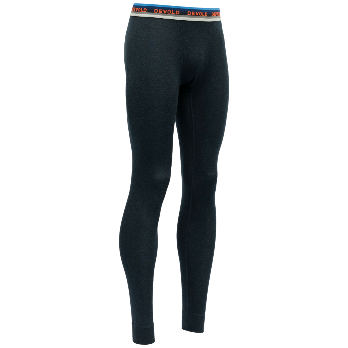 Pánske funkčné spodky Devold Lauparen Merino 190 Longs Man Veľkosť: M / Farba: čierna/sivá