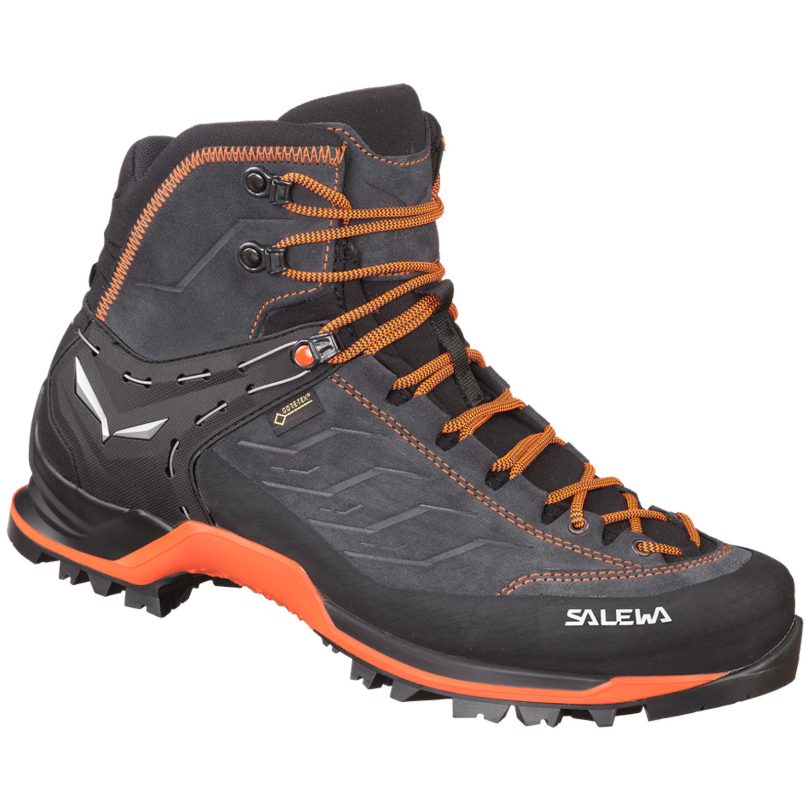 Pánske topánky Salewa MS MTN Trainer MID GTX Veľkosť topánok (EU): 46,5 / Farba: čierna/oranžová