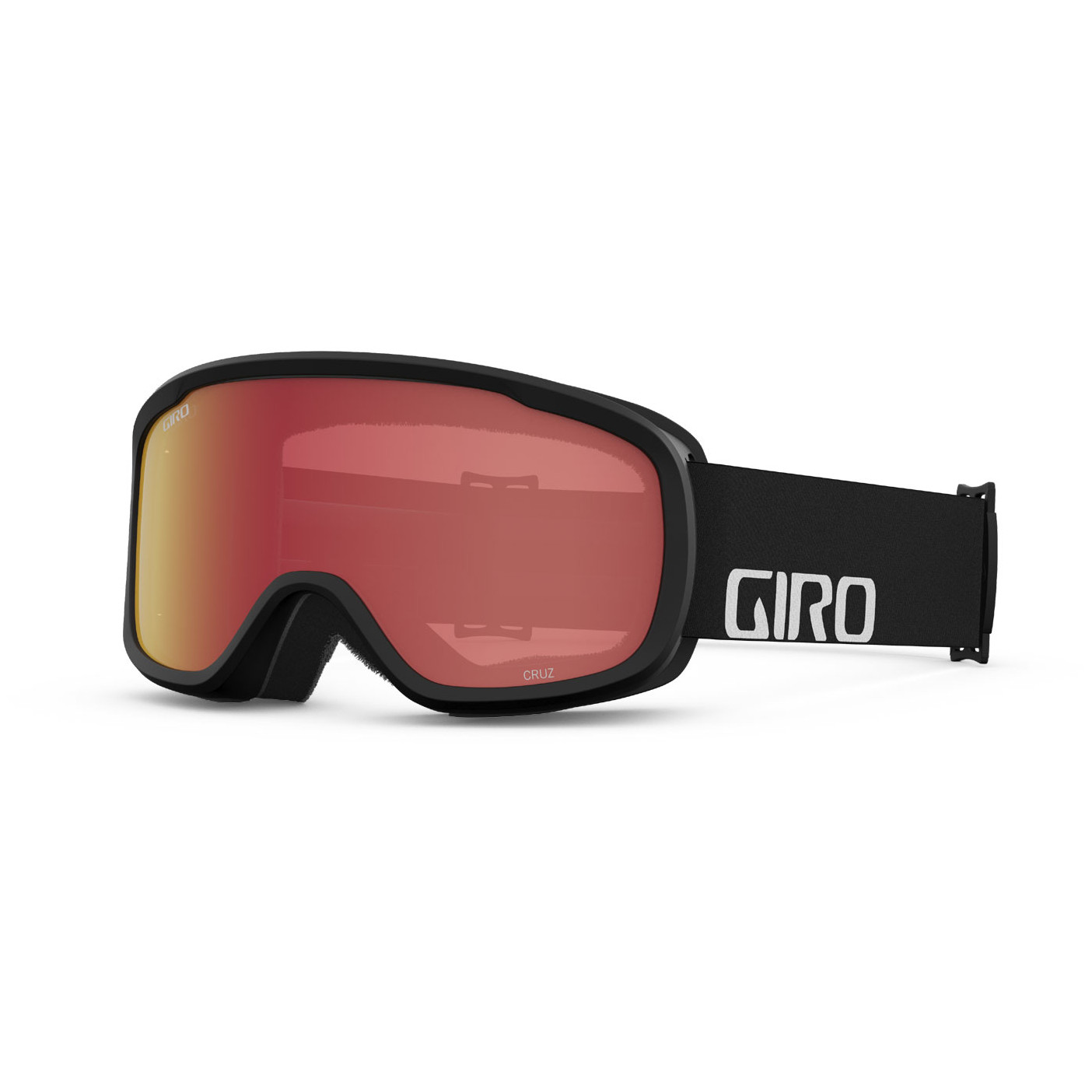 Lyžiarske okuliare Giro Cruz Wordmark Amber Scarlet Farba: čierna