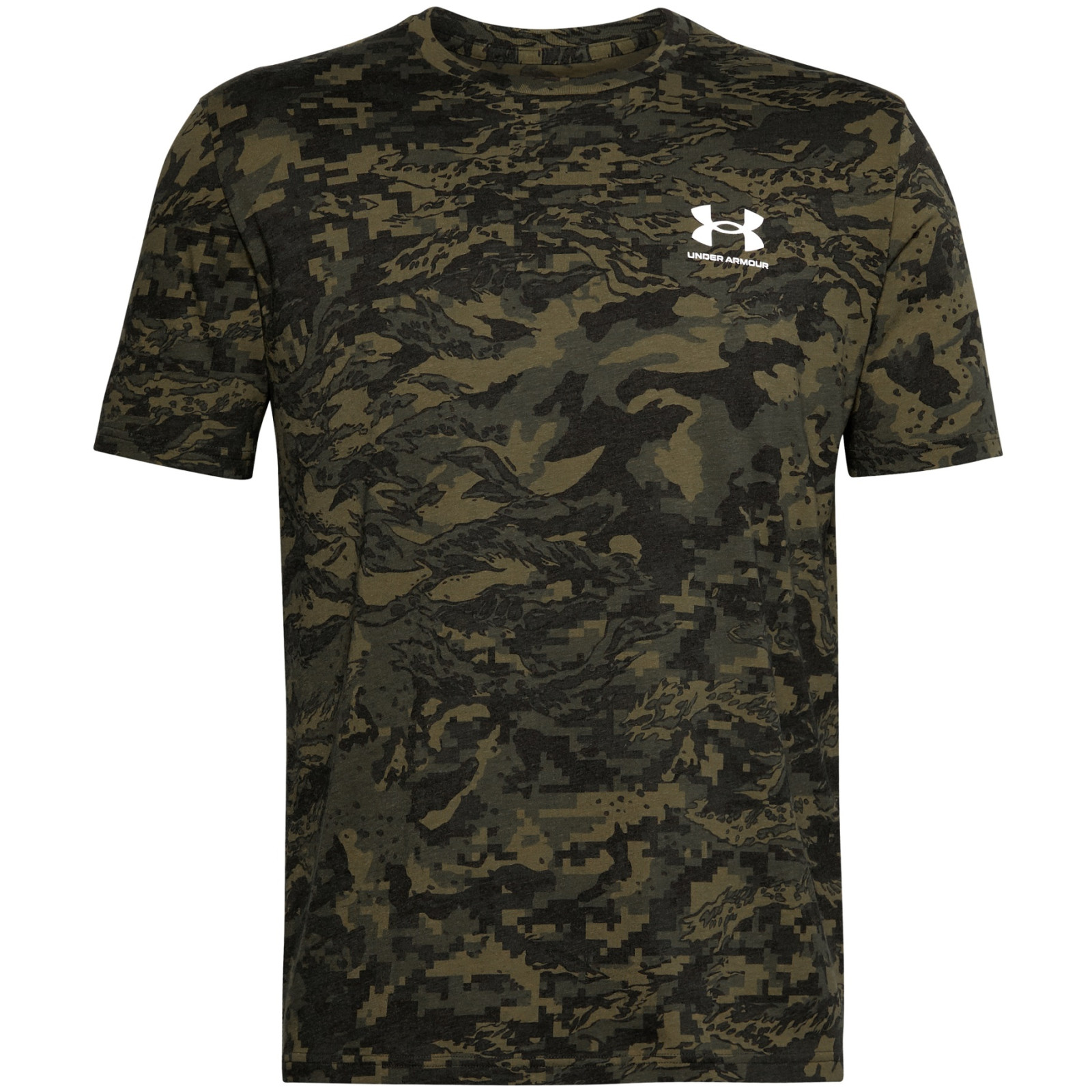 Pánske tričko Under Armour ABC Camo SS Veľkosť: M / Farba: čierna