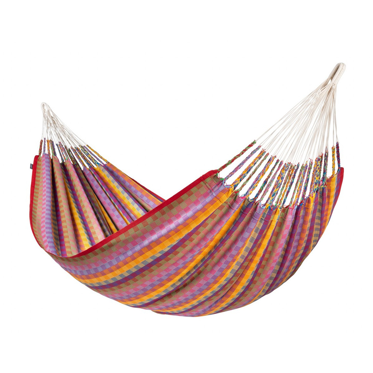 Hojdacia sieť La Siesta Flora Kingsize Pattern Farba: fialová/červená