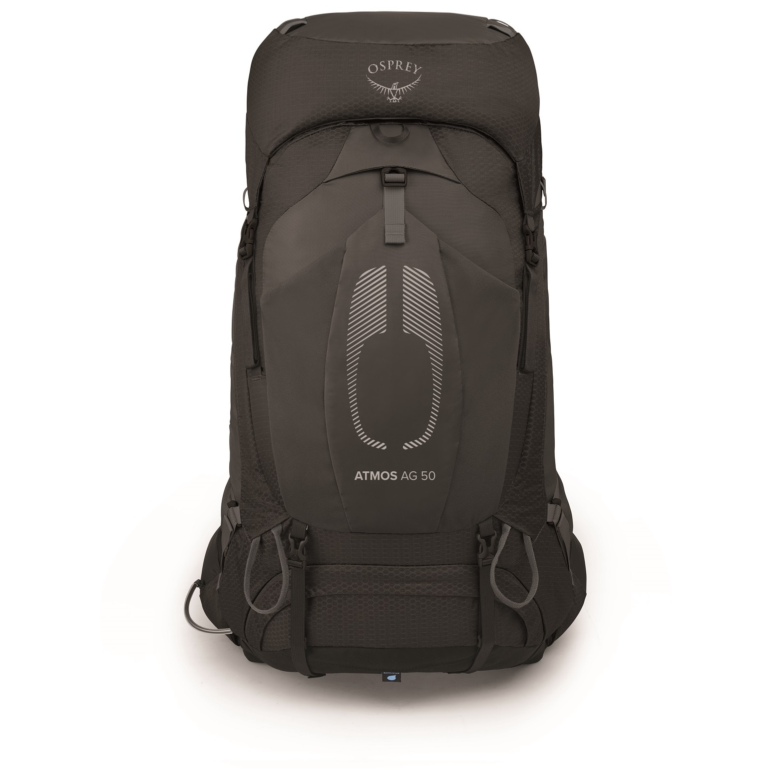 Turistický batoh Osprey Atmos Ag 50 Veľkosť chrbtovej časti batoha: S/M / Farba: čierna