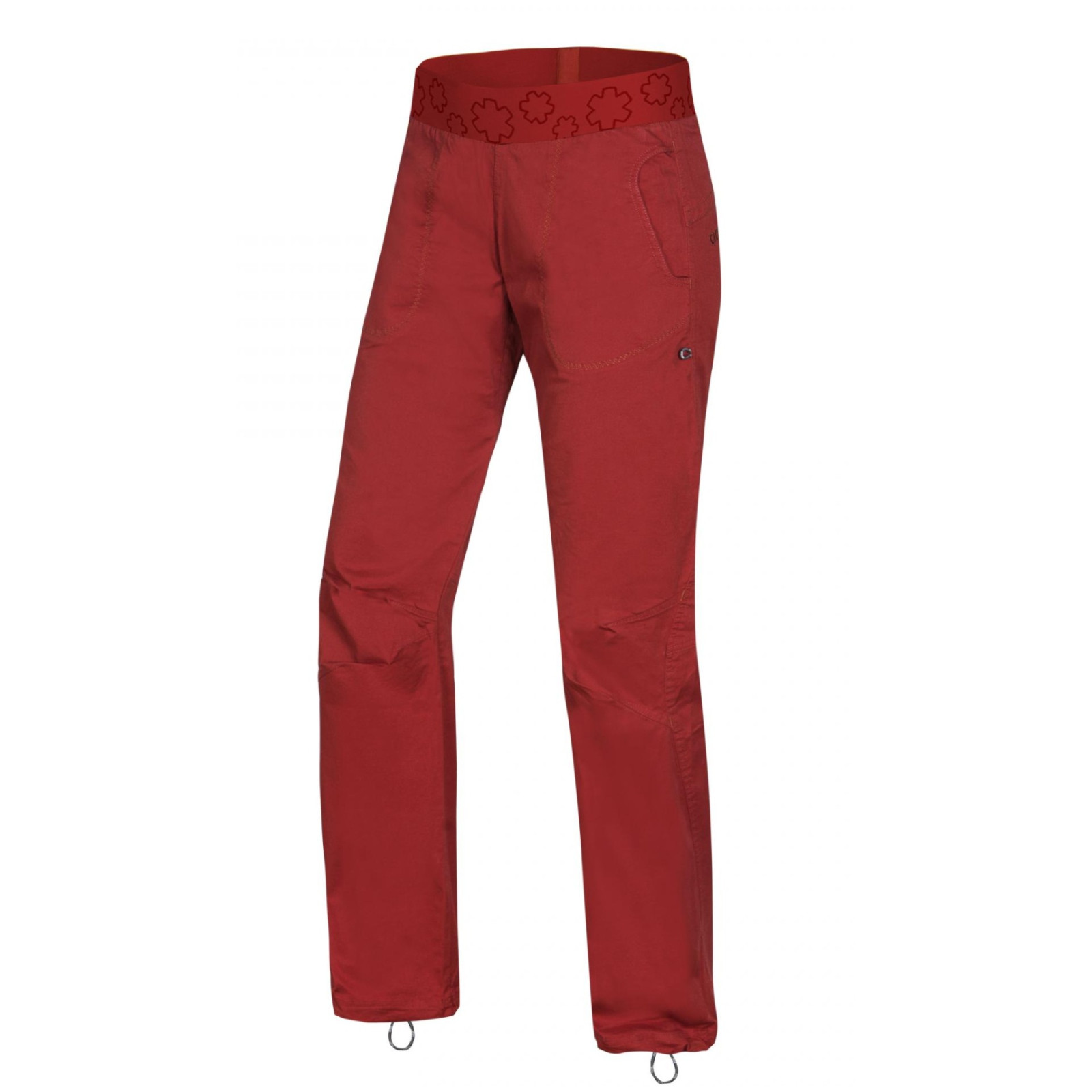Dámske nohavice Ocún Pantera pants Veľkosť: S / Farba: červená/čierna