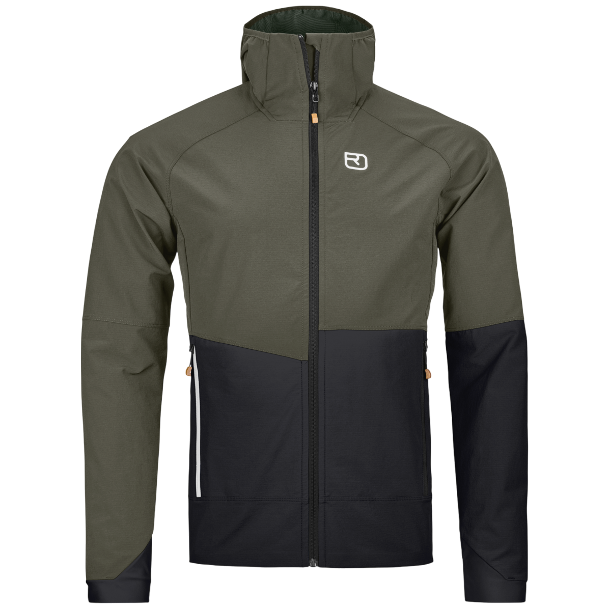 Pánska bunda Ortovox Punta Berrino Hooded Jacket Men's Veľkosť: M / Farba: zelená/čierna
