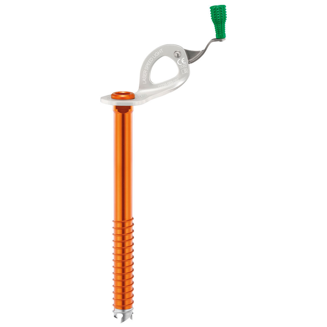 Skrutka do ľadu Petzl Laser Speed light 21 cm Farba: červená