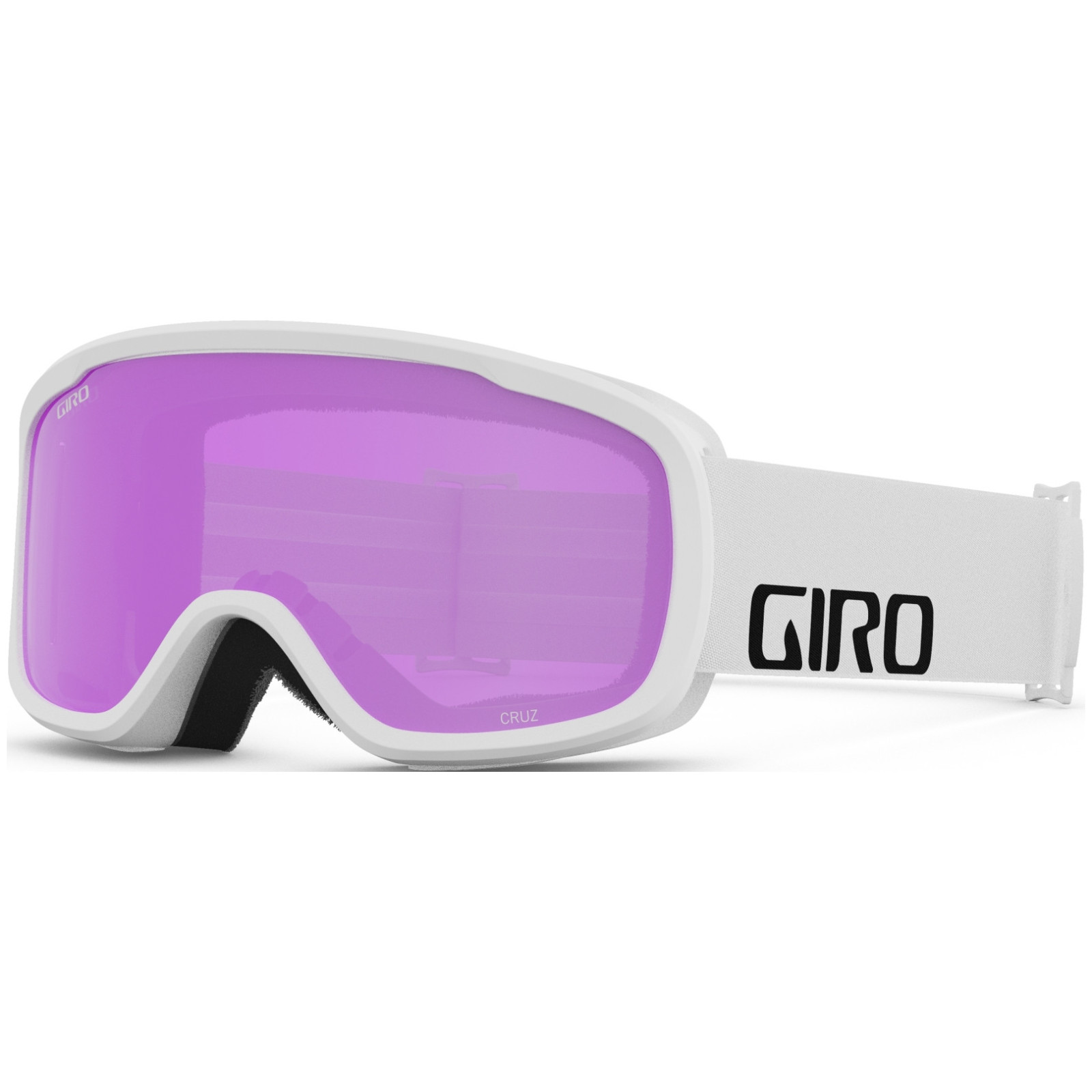Lyžiarske okuliare Giro Cruz White Wordmark Amber Pink Farba: biela