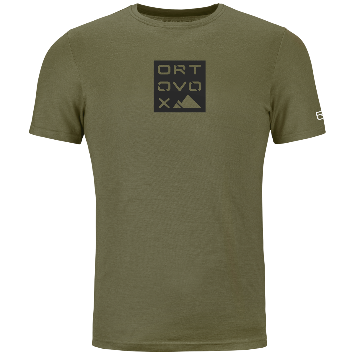 Pánske tričko Ortovox 185 Merino Square T-shirt Men's Veľkosť: XL / Farba: zelená