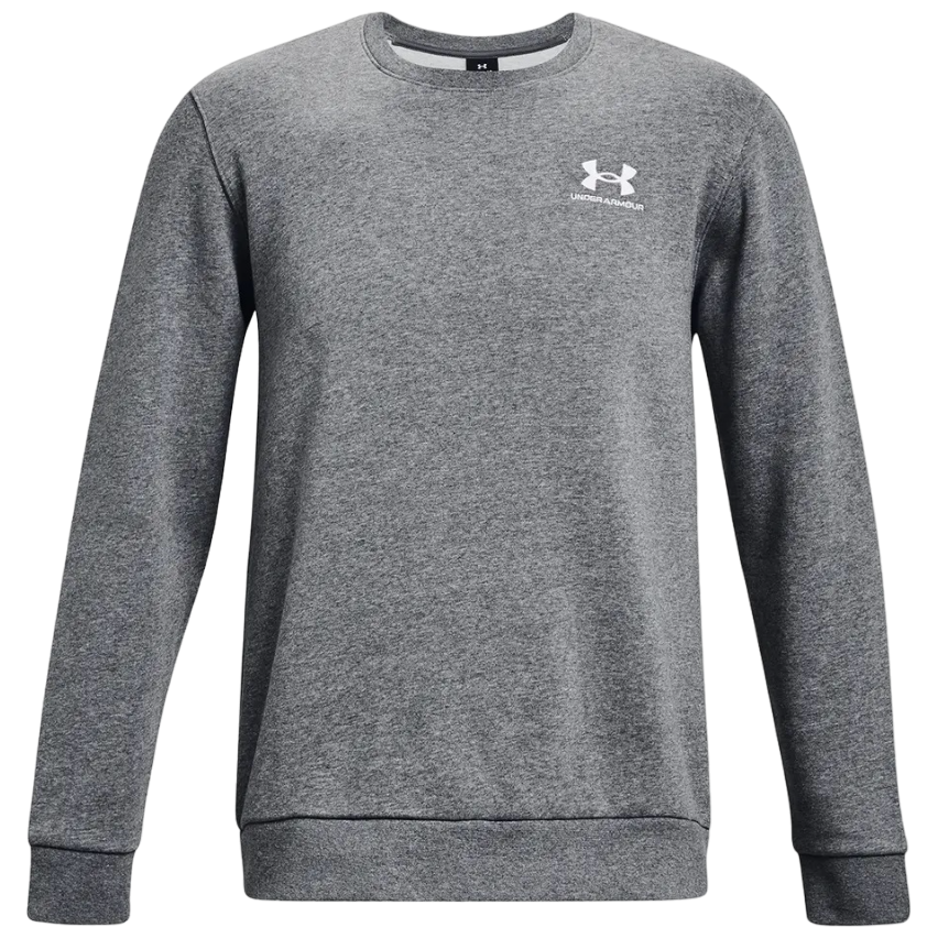 Pánska mikina Under Armour Essential Fleece Crew Veľkosť: M / Farba: sivá