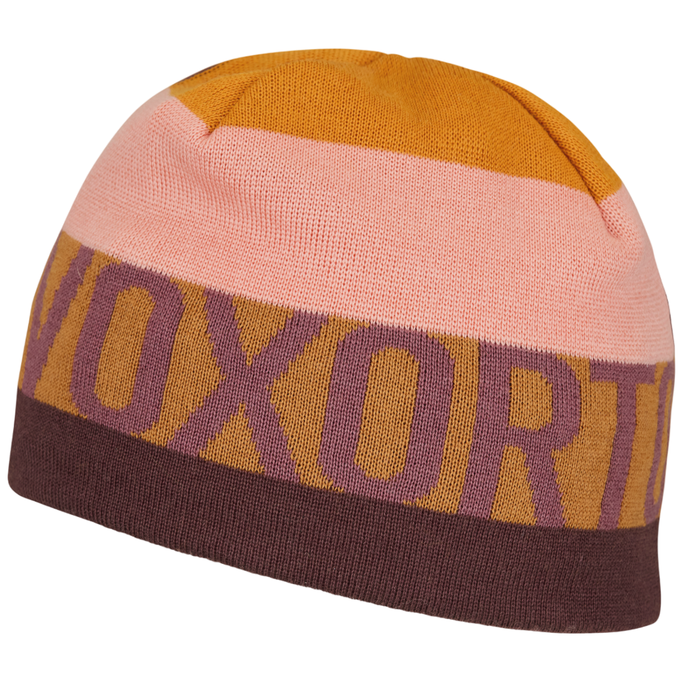 Čiapka Ortovox Patchwork Beanie Obvod hlavy: univerzálny cm / Farba: tmavočervená