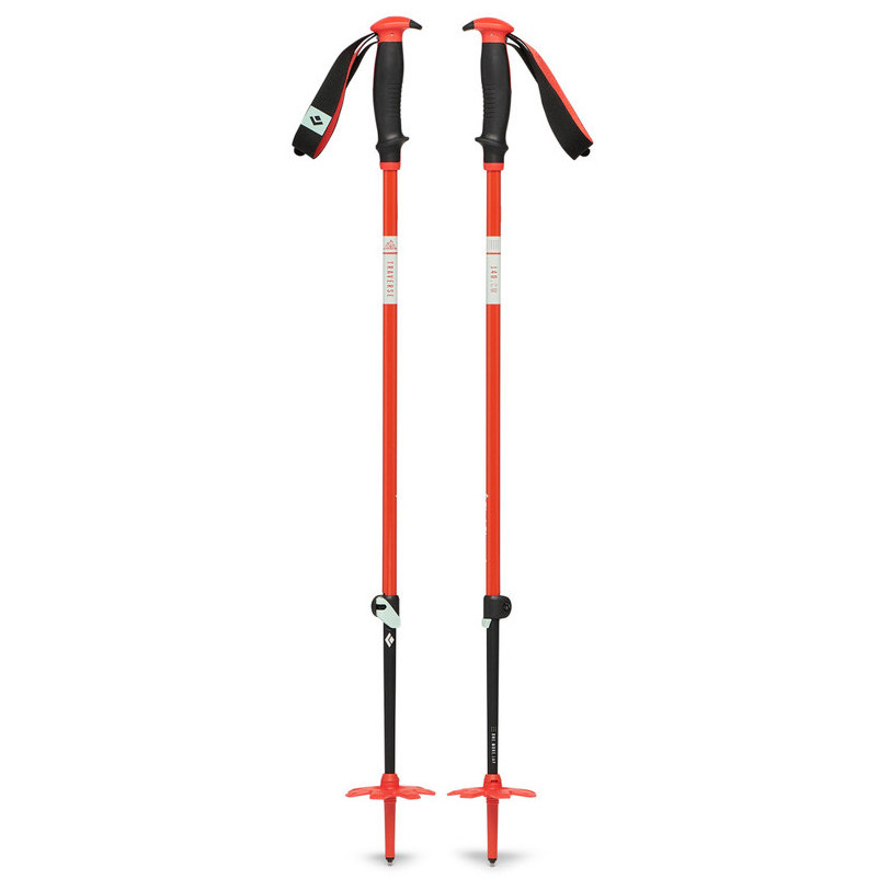 Skialpové palice Black Diamond Traverse Ski Poles Dĺžka palice: 140 cm / Farba: oranžová