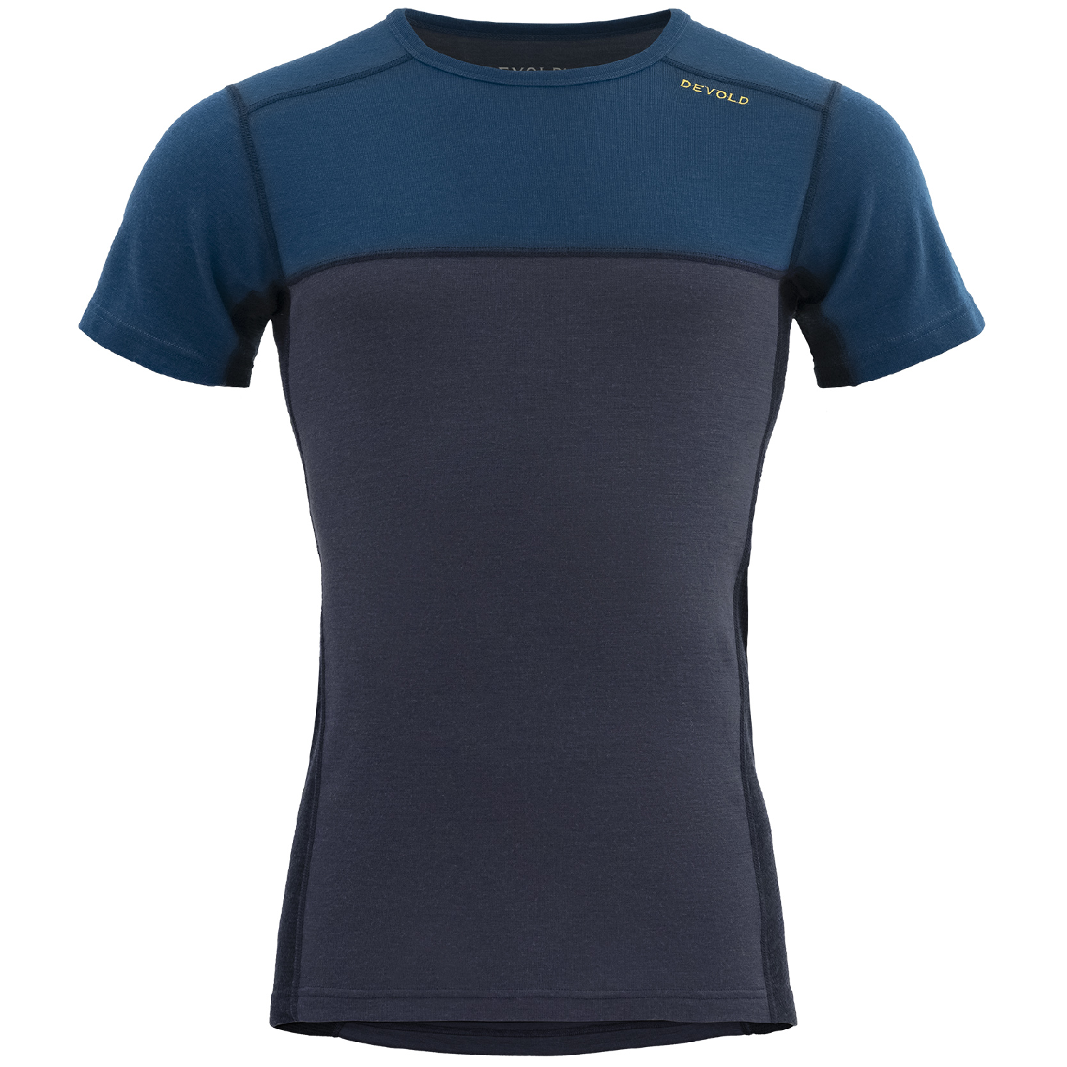 Pánske funkčné tričko Devold Lauparen Merino 190 T-Shirt Man Veľkosť: XXL / Farba: tmavomodrá