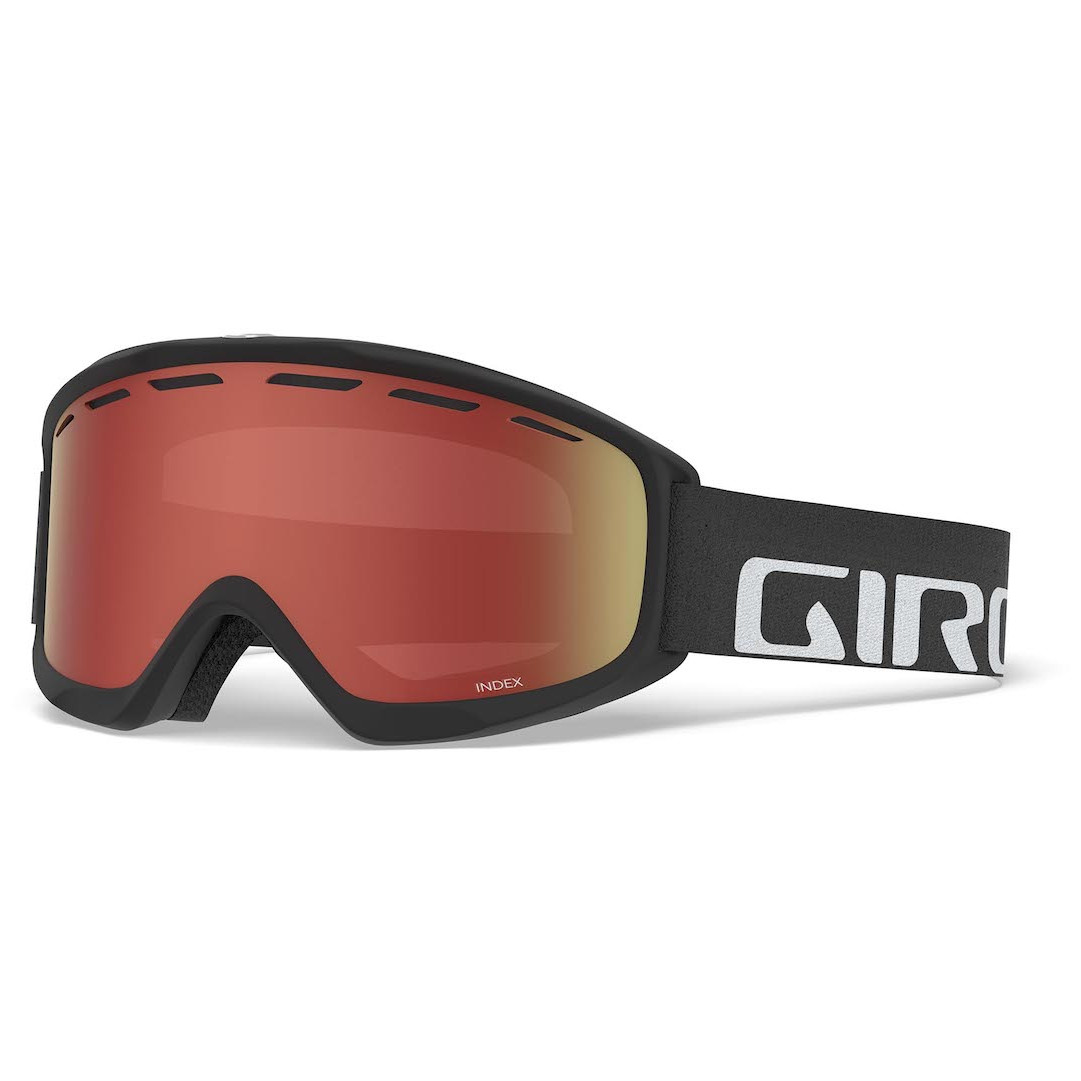 Lyžiarske okuliare Giro Index 2.0 Black Wordmark Amber Scarlet Farba: čierna