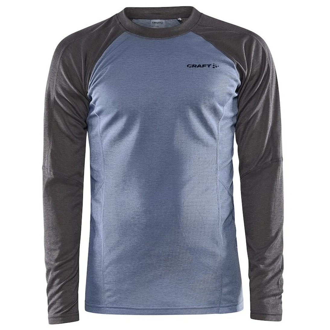 Pánske funkčné tričko Craft Core Warm Baselayer Ls Veľkosť: XL / Farba: sivá/modrá