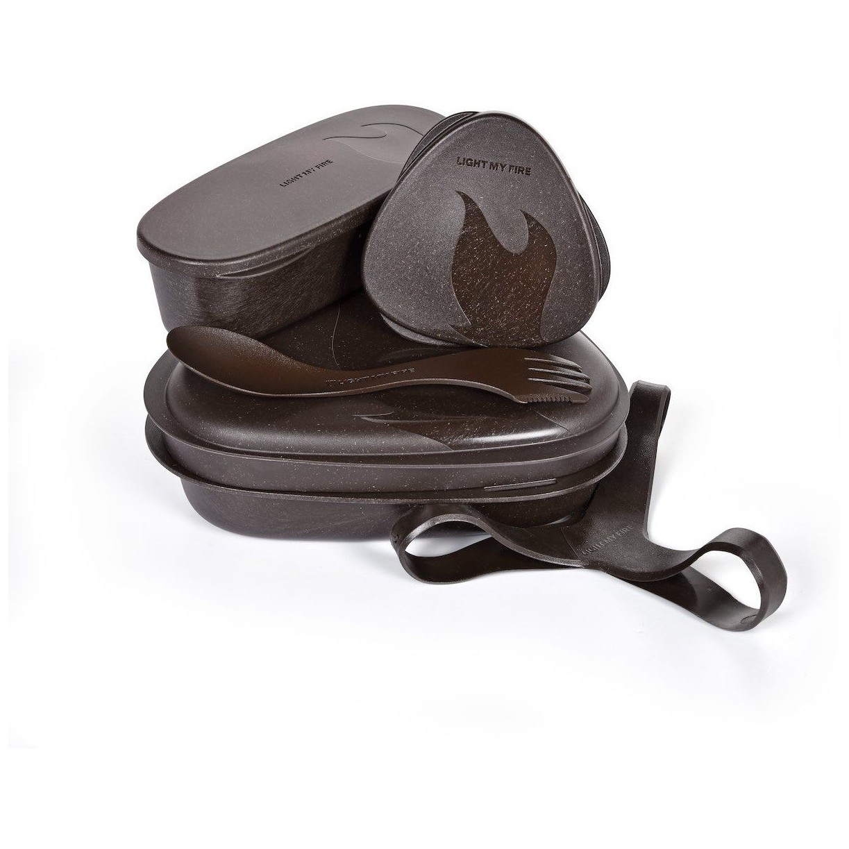 Sada riadov Light My Fire LunchKit Farba: hnedá