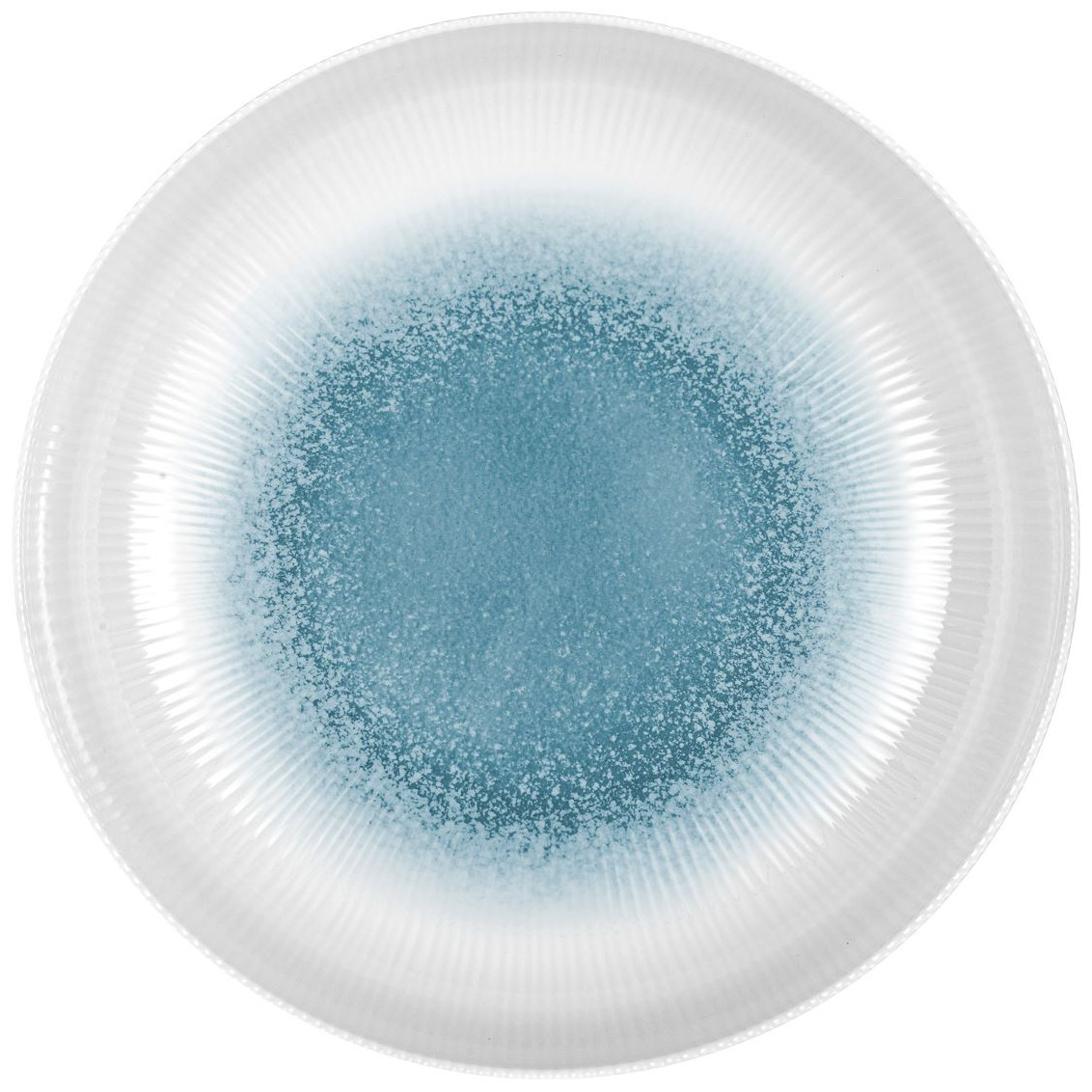 Tanier Brunner Deep plate white-blue Farba: biela/modrá