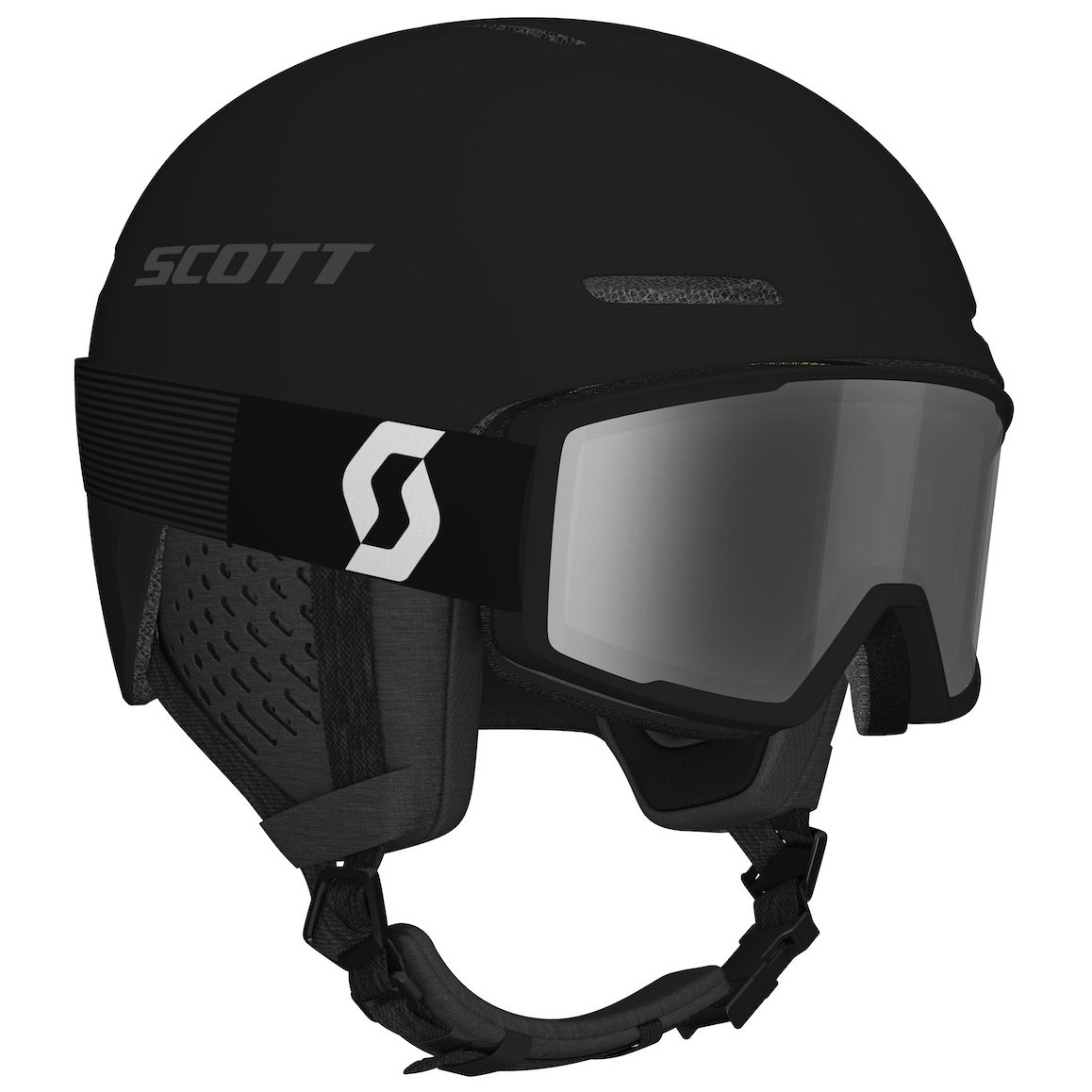 Set prilby Scott Track + Factor Pro Veľkosť helmy: 59-61 cm / Farba: čierna/sivá