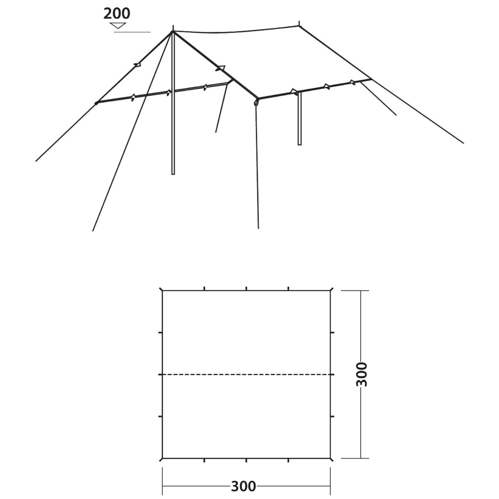 Tarp Easy Camp Void Tarp 4camping.sk