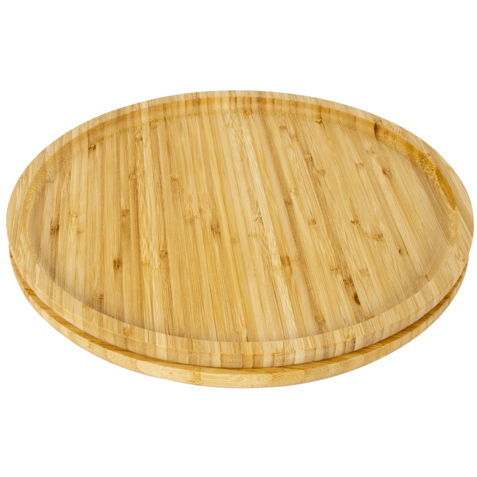 Servírovacia tácka Bo-Camp Service plate - 2ks Farba: svetlohnedá