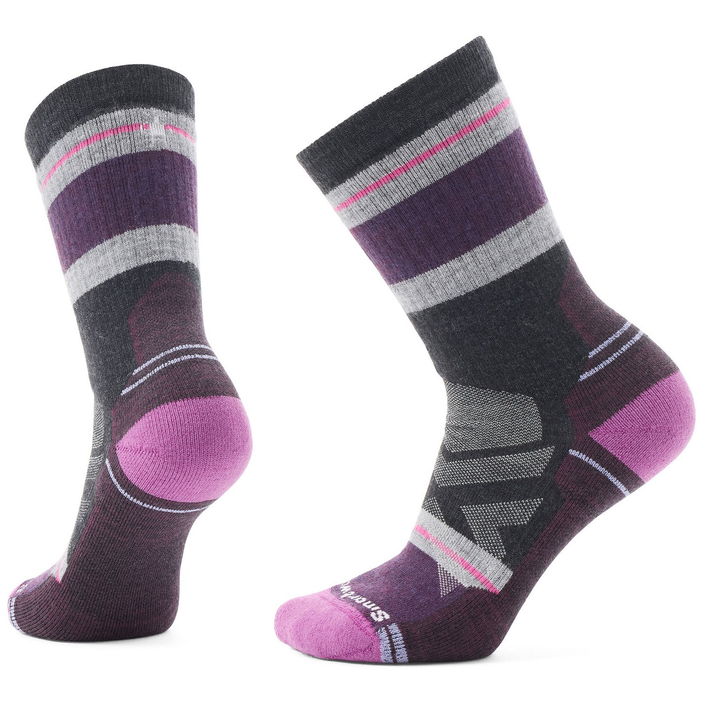 Dámske ponožky Smartwool W Hike Full Cushion Saturnsphere Crew Veľkosť ponožiek: 38-41 / Farba: čier...