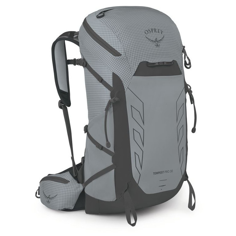 Dámsky turistický batoh Osprey Tempest Pro 30 Veľkosť chrbtovej časti batoha: S / Farba: sivá