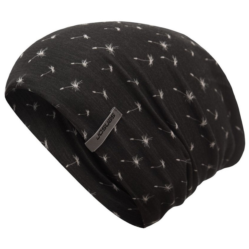 Čiapka Sensor Merino Impress černá/patern Obvod hlavy: 54-58 cm / Veľkosť: M / Farba: čierna