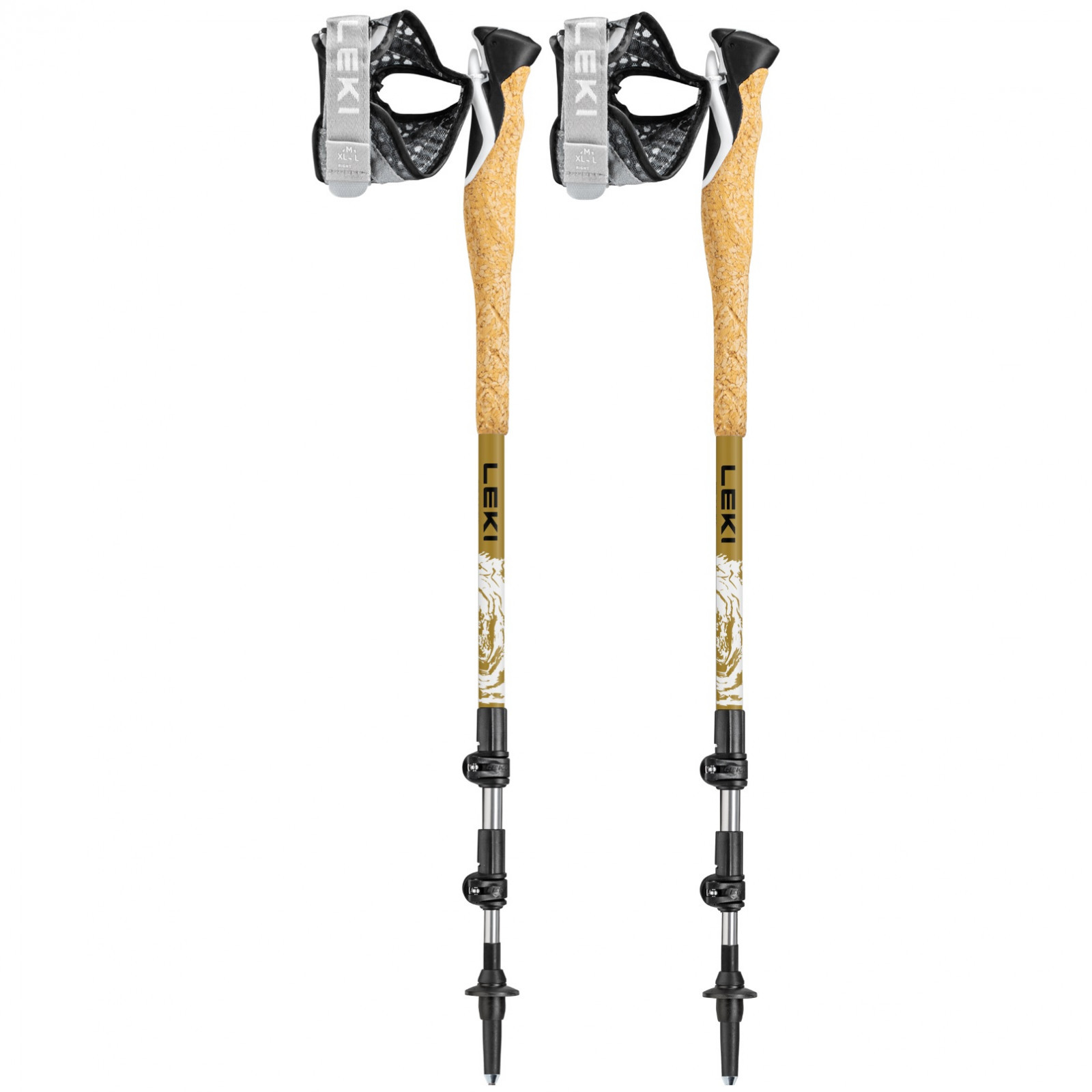 Trail Running palice Leki Cross Trail TA 100-135 cm Farba: biela/čierna