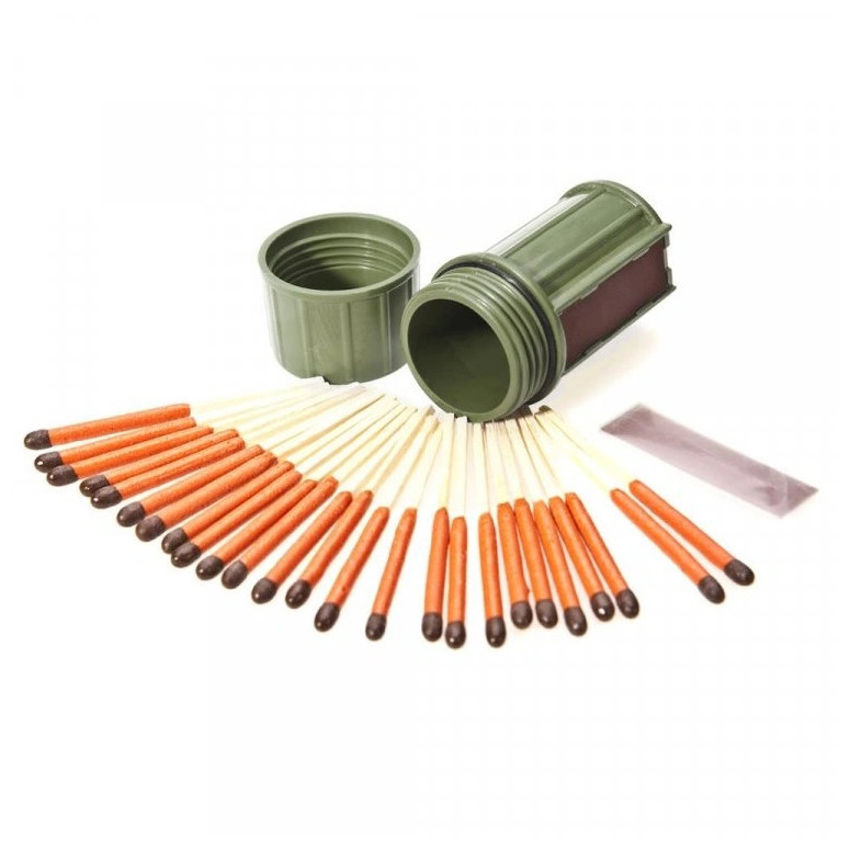 Zápalky UCO Stormproof Match Container - 25 ks Farba: zelená