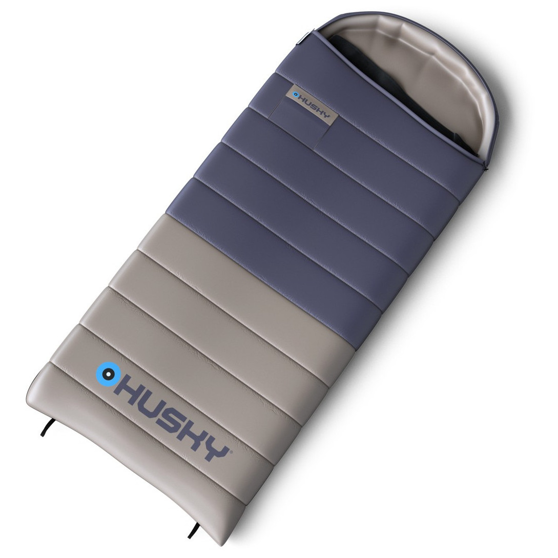 Páperový spacák Husky Drumy Zips: pravý / Farba: modrá