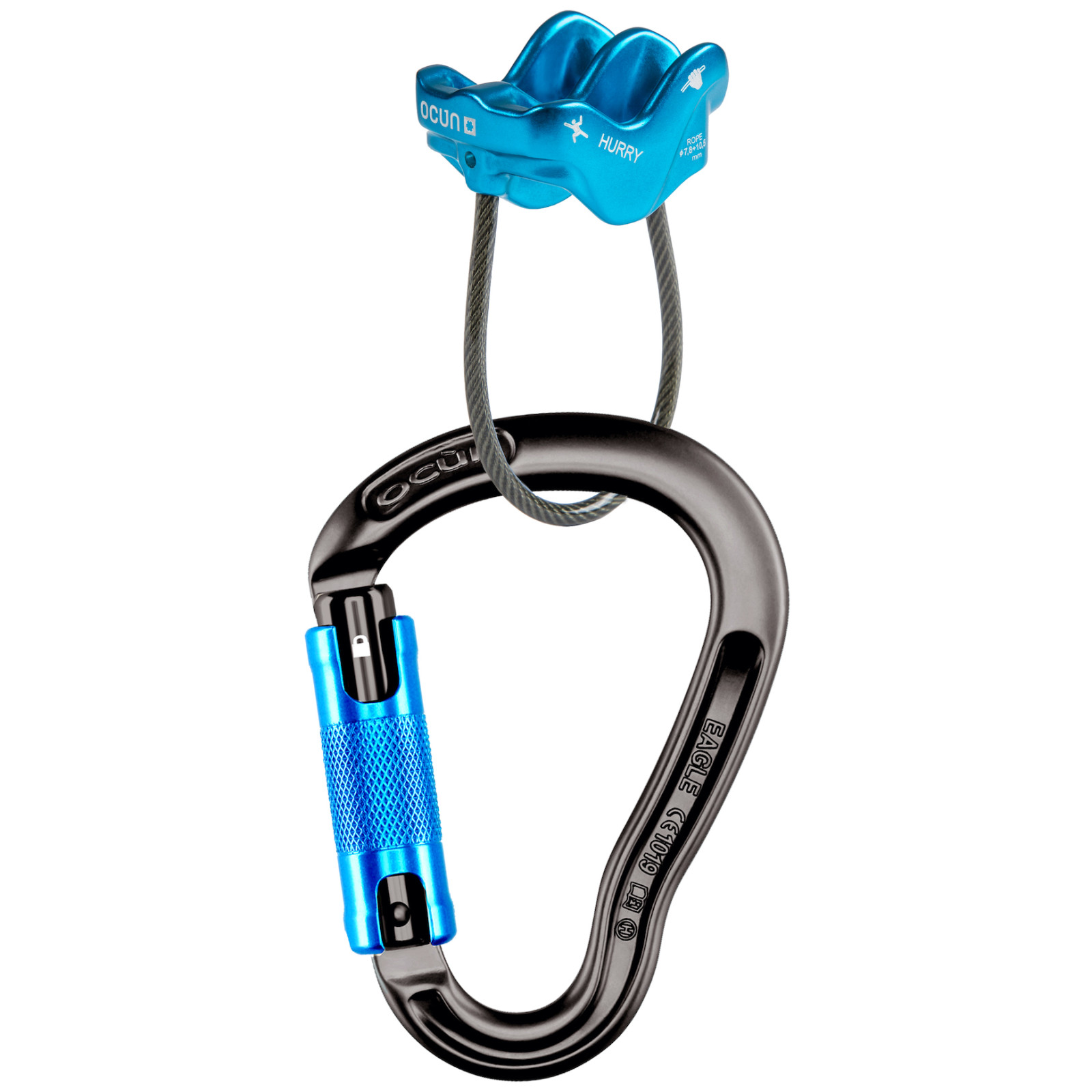 Istiaci set Ocún Belay Set Eagle Triple/Hurry Farba: sivá