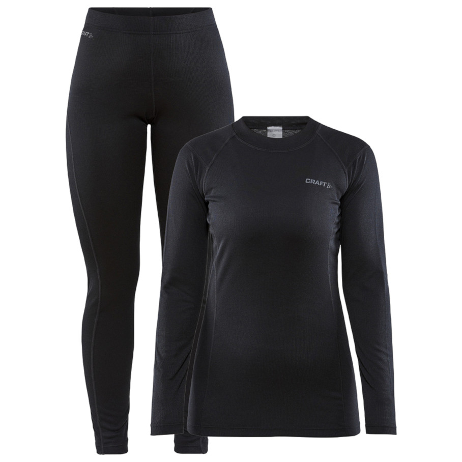 Dámsky set Craft Core Warm Baselayer Veľkosť: S / Farba: čierna