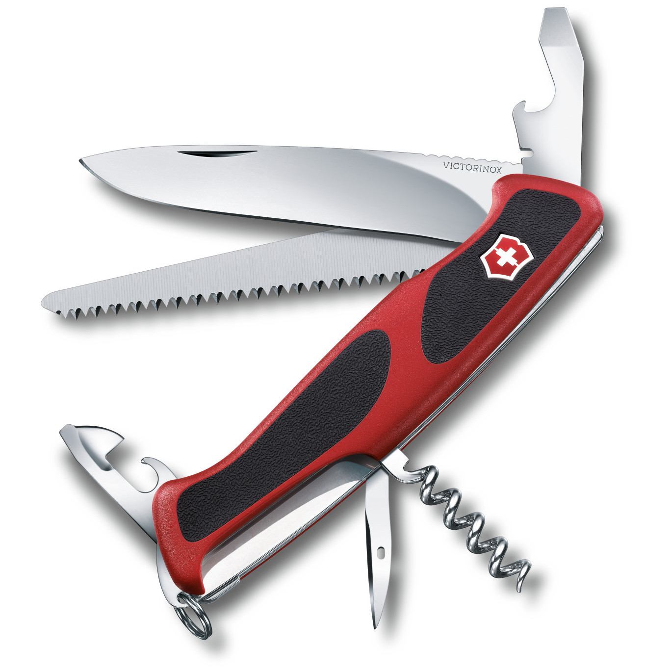 Vreckový nôž Victorinox Rangergrip 55 Farba: červená/čierna