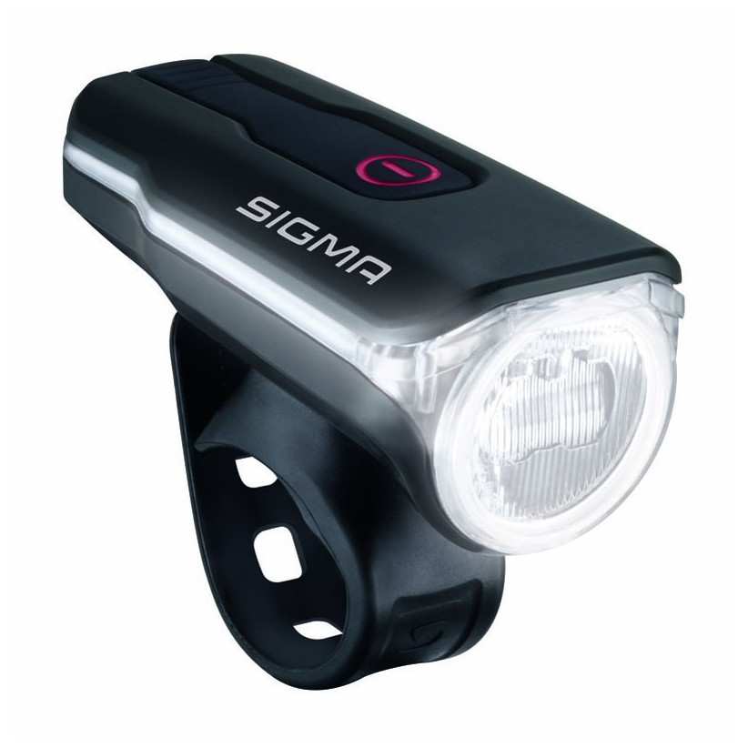 Predné svetlo Sigma Aura 60 USB Farba: čierna