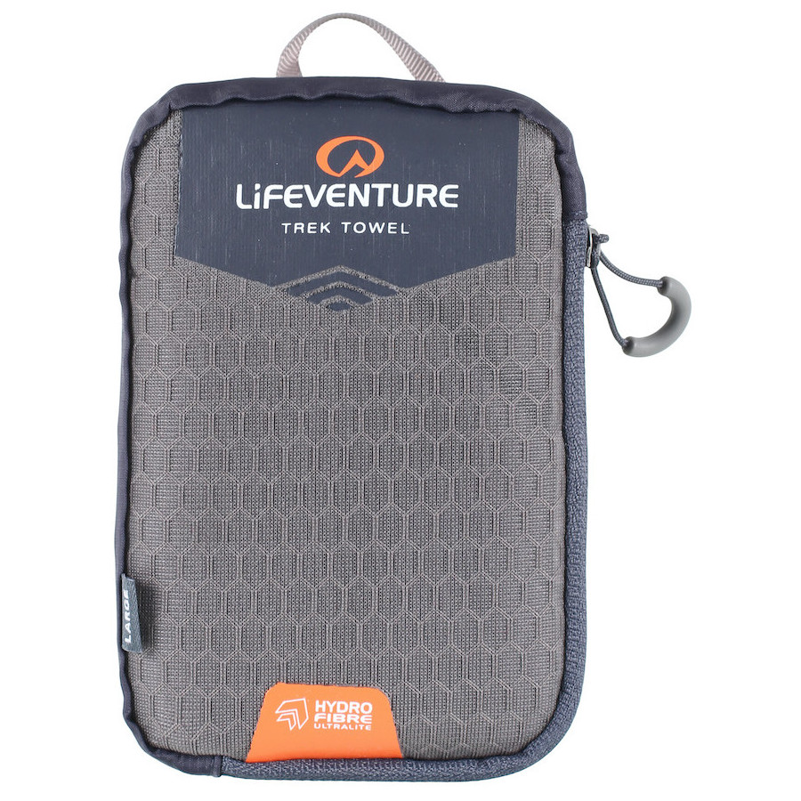 Uterák LifeVenture HydroFibre Trek Towel Large Farba: sivá