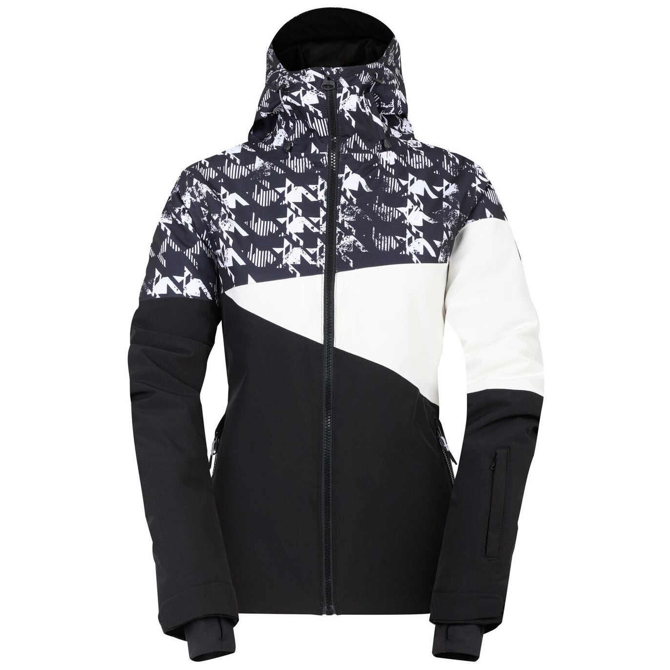 Dámska bunda Dare 2b Ice III Jacket Veľkosť: XL / Farba: čierna/biela