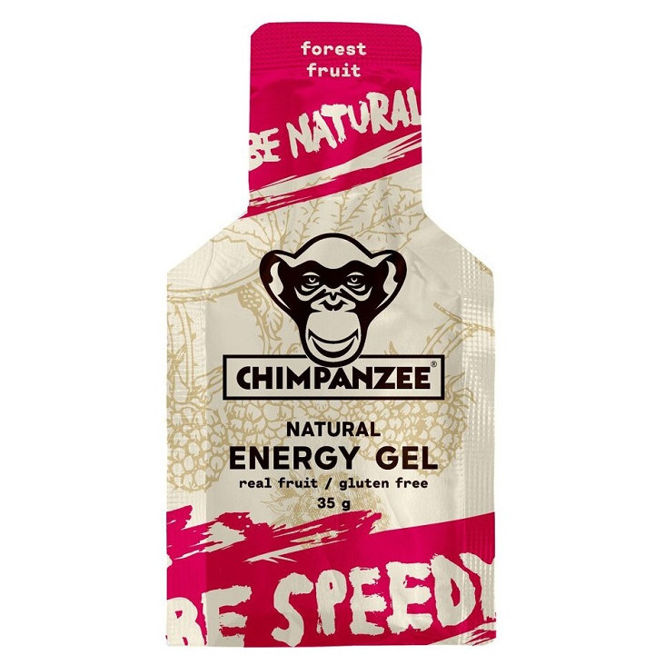 Energetický gél Chimpanzee Energy Gel Forest Fruit príchuť: lesné plody / Farba: biela/ružová