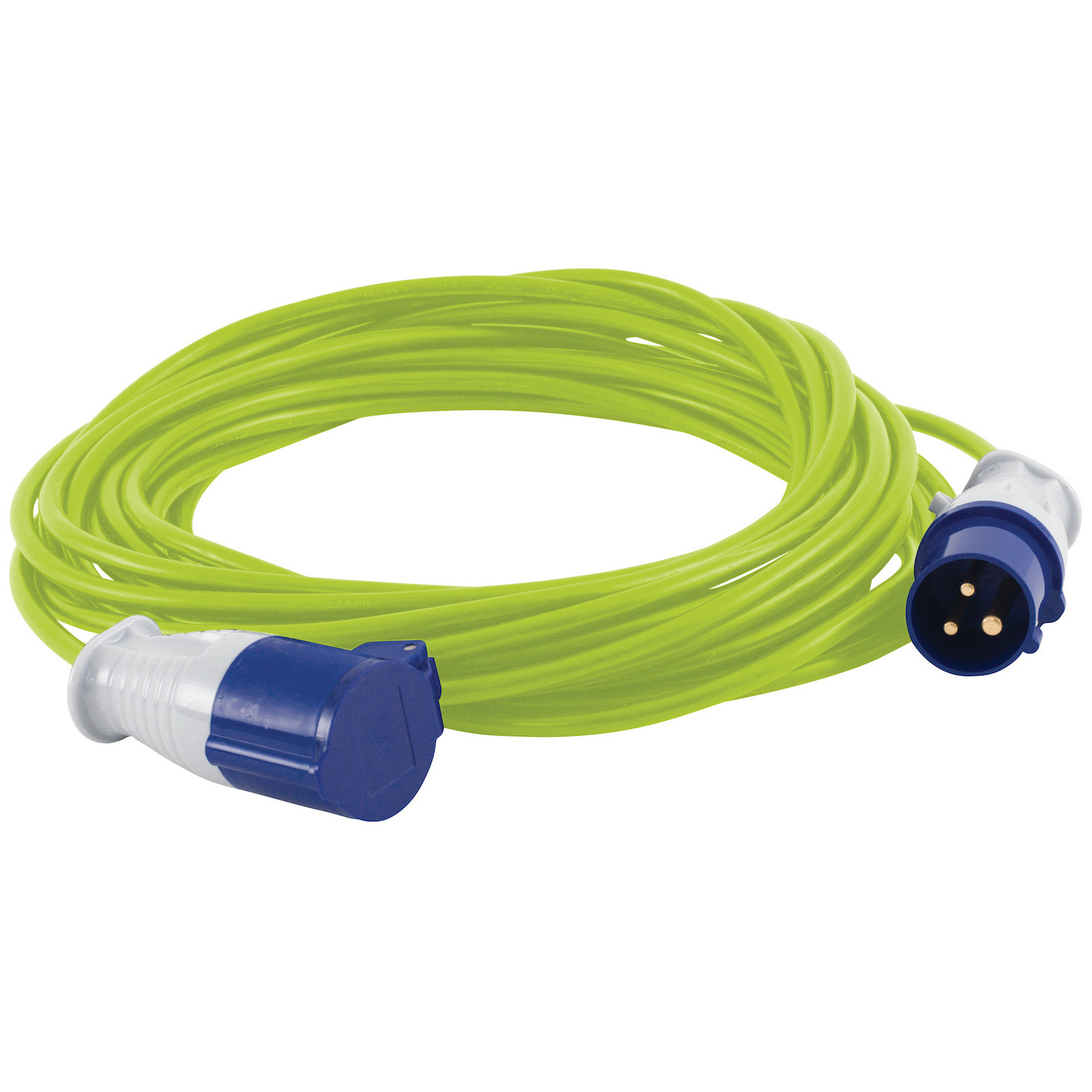 Predlžovací kábel Outwell Corvus CEE Cable 15 m Farba: zelená