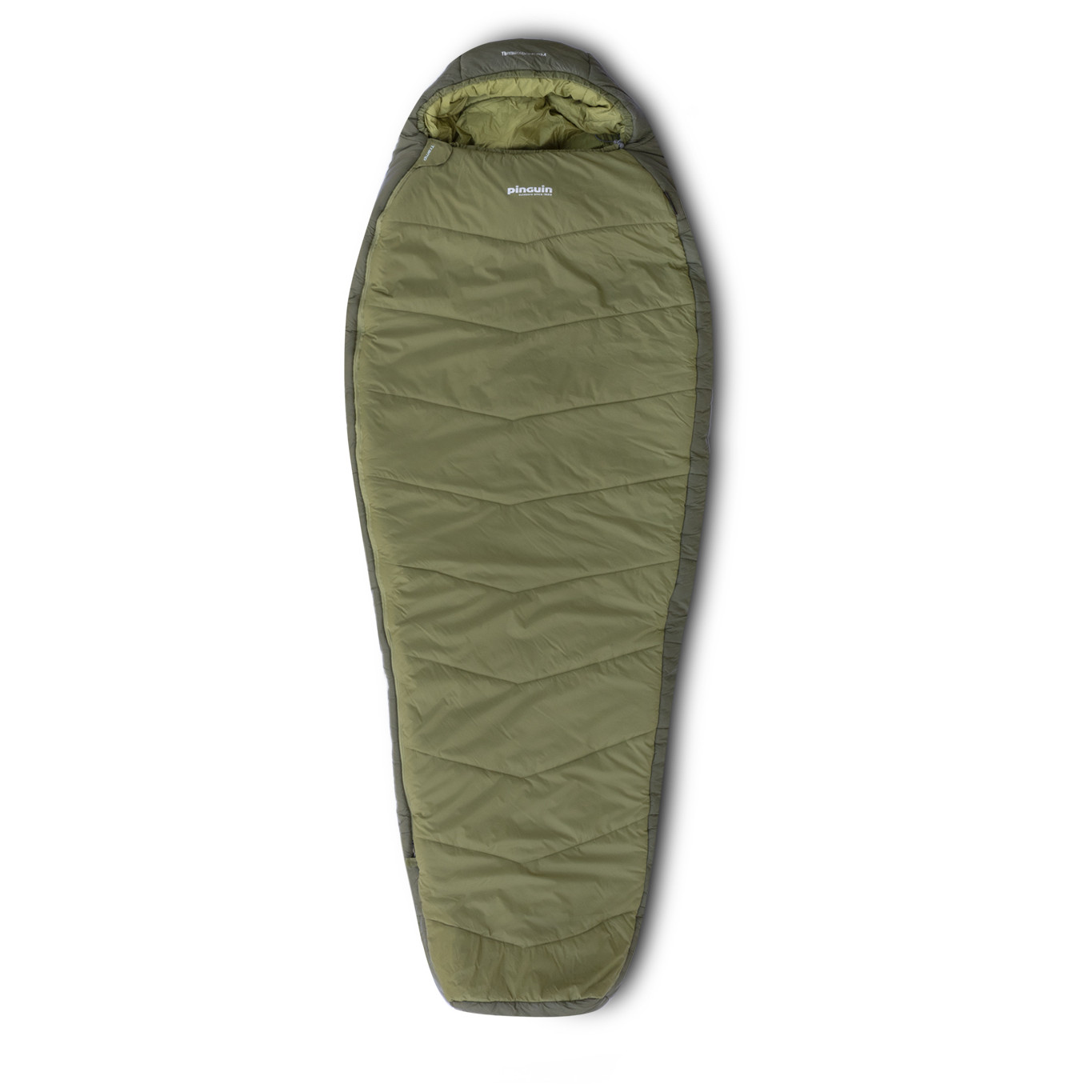 Spacák Pinguin Tramp 185 cm Zips: pravý / Farba: zelená