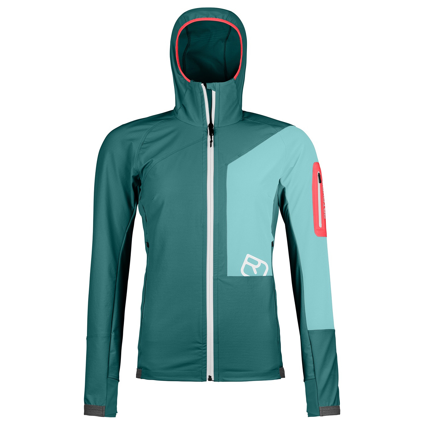 Dámska mikina Ortovox Berrino Hooded Jacket W Veľkosť: L / Farba: zelená