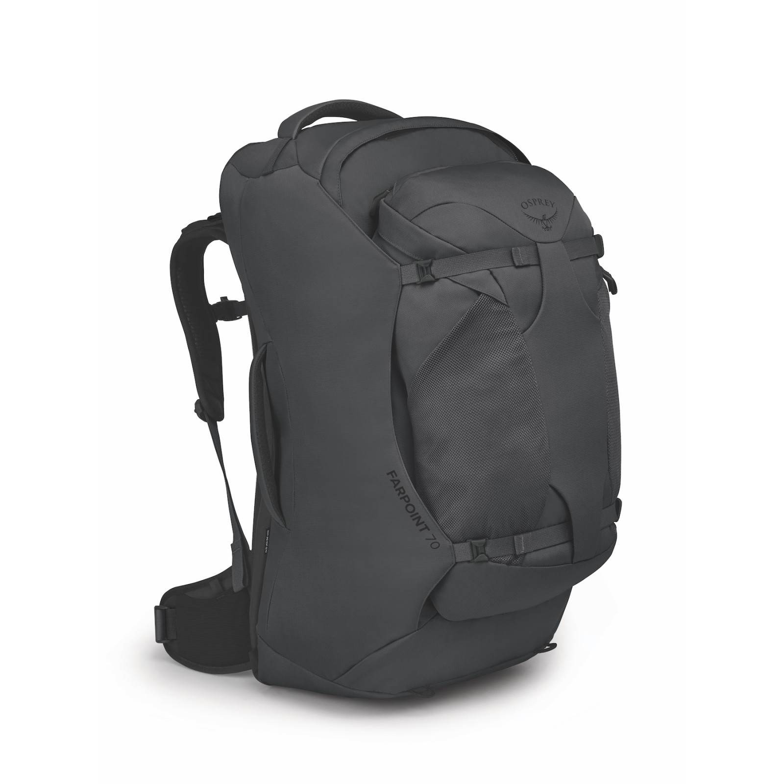 Cestovná taška Osprey Farpoint 70 Farba: sivá