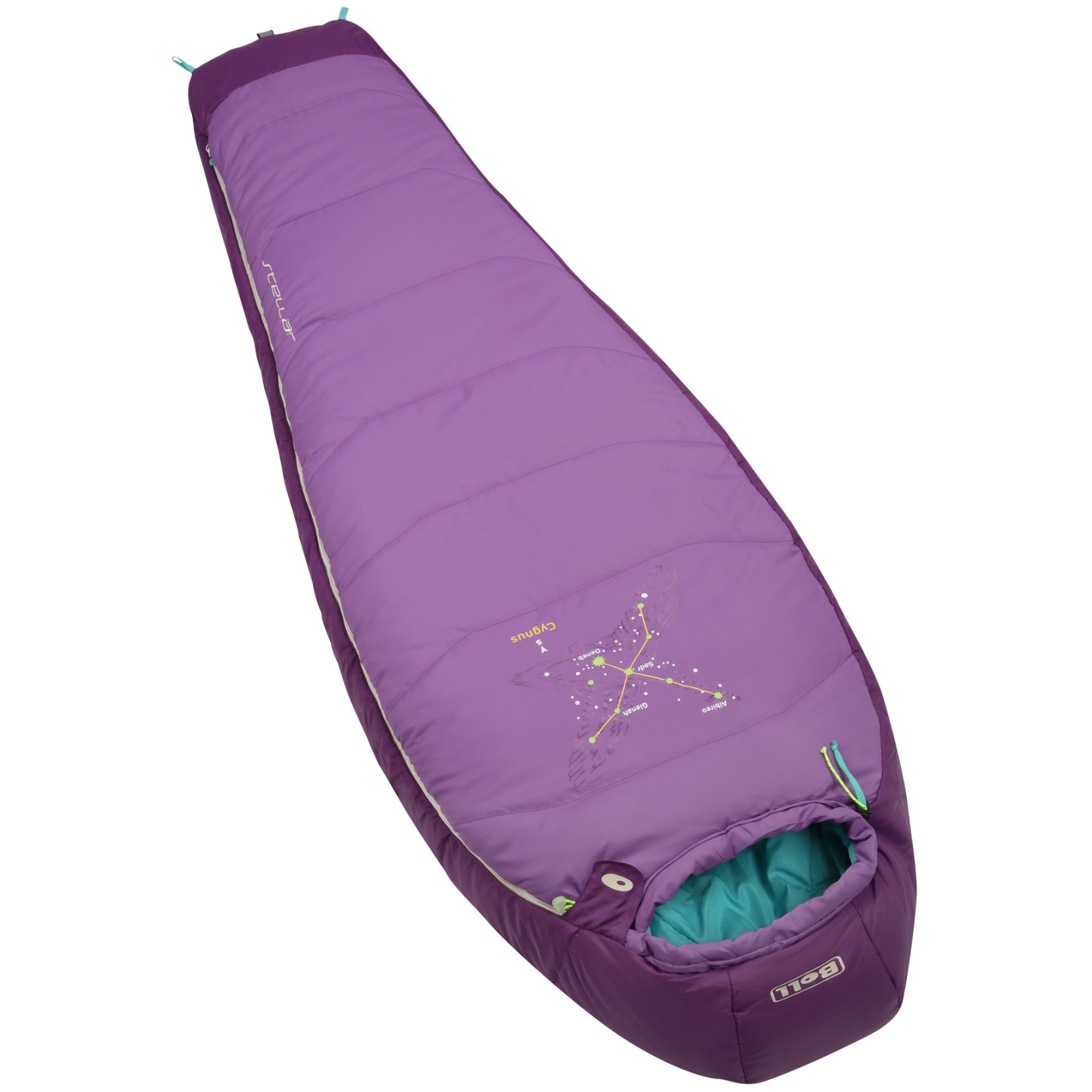 Detský spacák Boll Stellar Zips: ľavý / Farba: fialová
